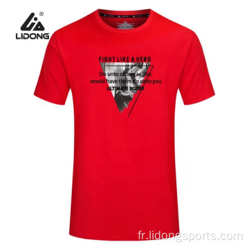 T-shirt d&#39;impression de tshirt en coton avec votre propre logo